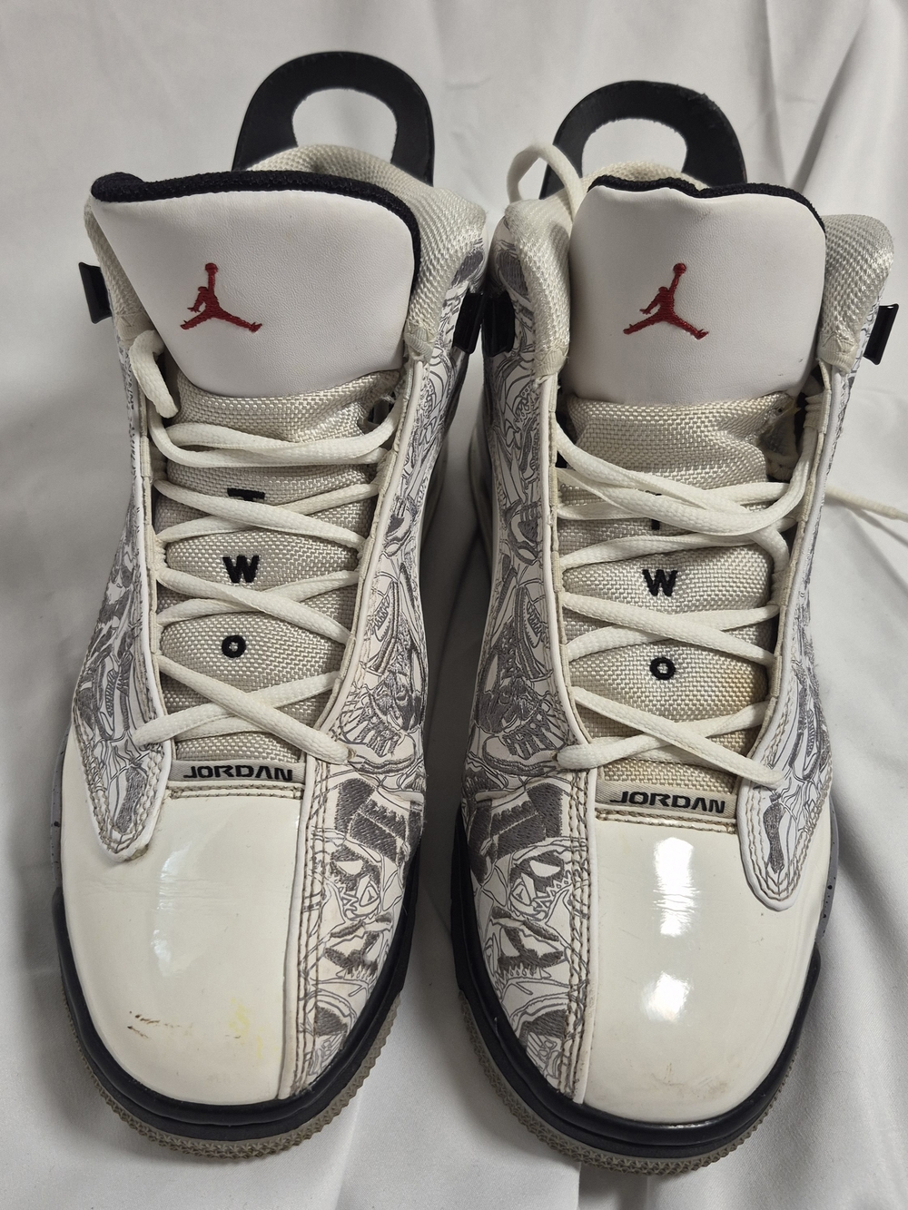 Air Jordan Dub Zero White Cement Laser Shoes 8.5